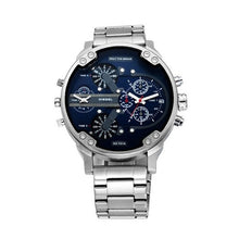Load image into Gallery viewer, Big Dial Watches Men Hour Mens Watches Top Brand Luxury Quartz Watch Man Leather Sport Wrist Watch Clock Alloy Strap