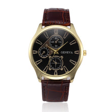 Load image into Gallery viewer, Business Fashion Retro Design Watches Men Leather Band Quartz Wrist Watch  Brand Luxury Sport Digital Relogio Masculino Saat