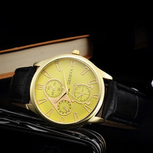 Load image into Gallery viewer, Business Fashion Retro Design Watches Men Leather Band Quartz Wrist Watch  Brand Luxury Sport Digital Relogio Masculino Saat