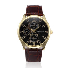 Load image into Gallery viewer, Business Fashion Retro Design Watches Men Leather Band Quartz Wrist Watch  Brand Luxury Sport Digital Relogio Masculino Saat