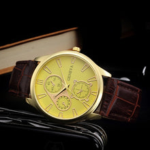 Load image into Gallery viewer, Business Fashion Retro Design Watches Men Leather Band Quartz Wrist Watch  Brand Luxury Sport Digital Relogio Masculino Saat