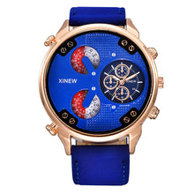 Load image into Gallery viewer, reloj hombre clock mens watches top brand luxury Men's Aviator White Automatic Mechanical Date Day Leather Wrist Watch wholesale