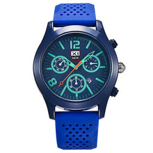 Load image into Gallery viewer, 2019 Clock Mechanism Silent Luxury Mens Black Dial Stainless Steel  Date Quartz Analog Sport Wrist Watch Montre homme