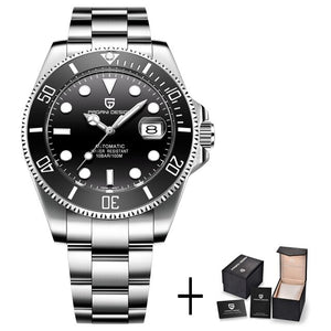 Limited Mens Watch Automatic Mechanical Luxury 30M Waterproof Fashion Stainless Steel Men Wrist Waches Luxury Business Man Watch