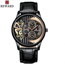 Load image into Gallery viewer, 2019 New Fashion Mens Watches Top Brand Luxury Waterproof Quartz Clock Male Leather Sport Wrist Watch Imitation Mechanical Watch